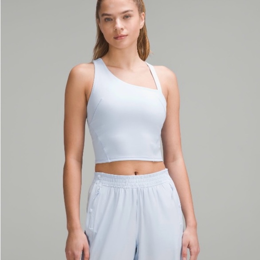 lululemon athletica Light Blue One-Shoulder Top
